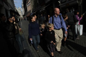 touring Brussels