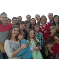 Christmas dinner with our new "family" at James and Renata's house!