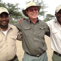 Emmanuel, Simon, and Ken -- our amazing safari guides in Tanzania with Royal African Safaris and Nomad Safaris. Kind, brilliant, hilarious.