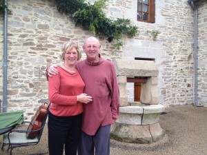 David and Rebecca hosted us in Bannalec, France