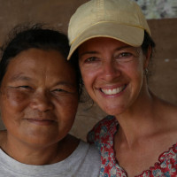 Blooming Night Flower keeps an open door for children in her village and travelers like us.