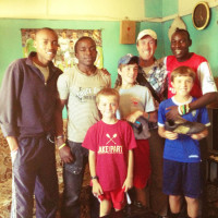 Vige's cousin and friend give us a tour of his one-room apartment in Gatina.