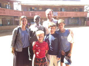 We finally met John at Akiba School.