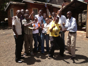 J's storytelling students on graduation day.