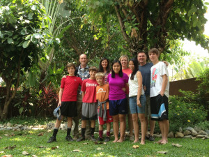 Mark, Melinda, Sarah, Jeff, Anna (and Daisy) welcomed our chaos in to theirs for several weeks in Thailand.