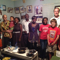Lucy's family hosted us for dinner on the grounds of a Nairobi prison.