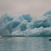 Crazy ice blue in southern Iceland.  Exhilaration.