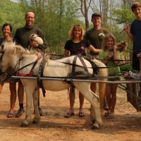 Karen and Dave in Chiang Mai, Thailand