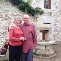 Rebecca and David in Bannalec, France