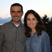 Jean and Sarah in Lausanne, Switzerland