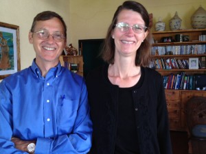 Caleb and Louise in Musanze, Rwanda
