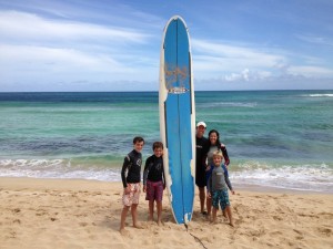 fam with board